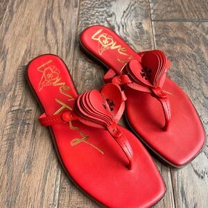 Red Heart Sandals